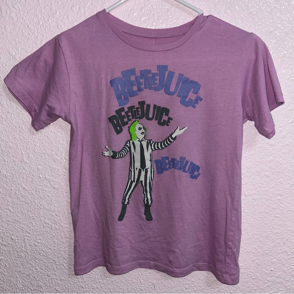 Beetlejuice Kids Purple T-Shirt